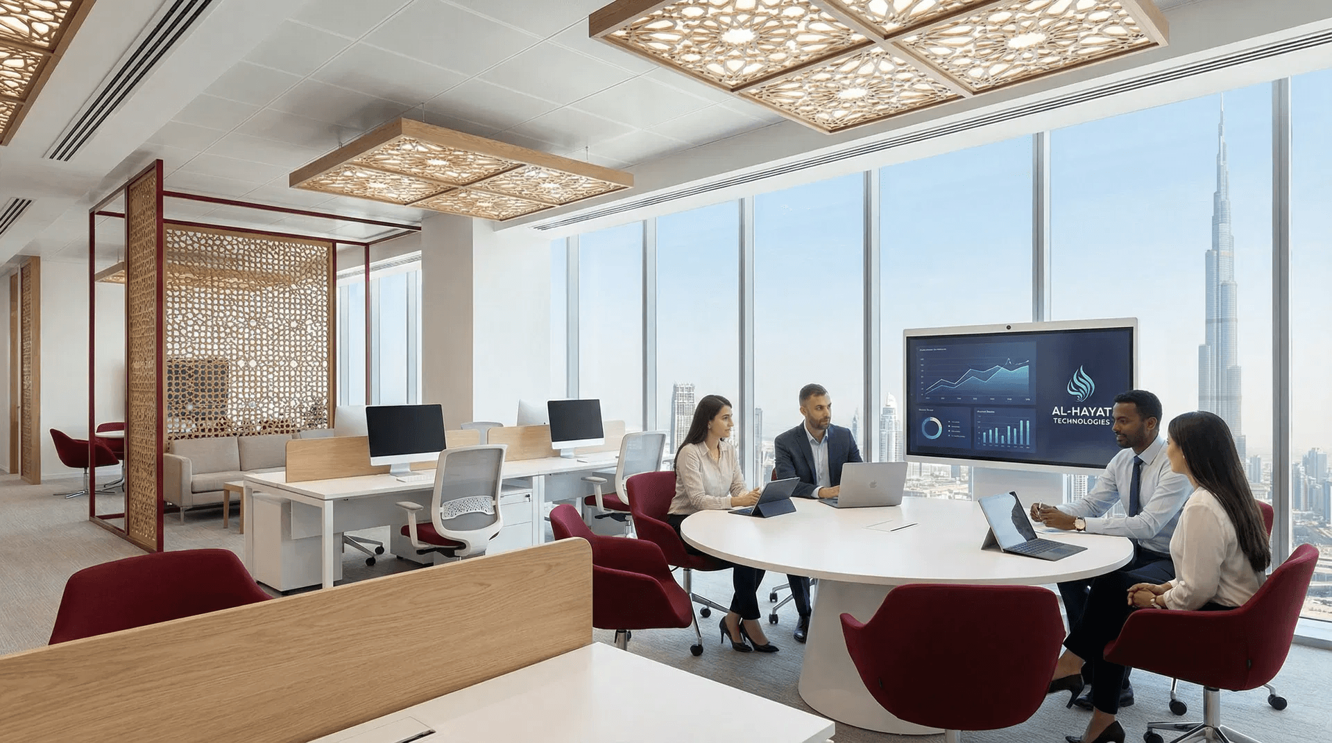 Dubai office workspace